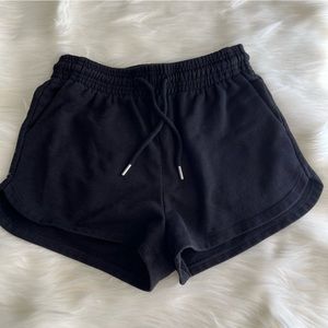 H&M Black Sweat Shorts